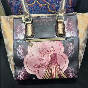 Floral Graphic Tote Bag